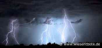 Amtliche Unwetterwarnung vor Gewitter Stadt und Kreis Bamberg, Bayreuth und Kulmbach - Der Neue Wiesentbote
