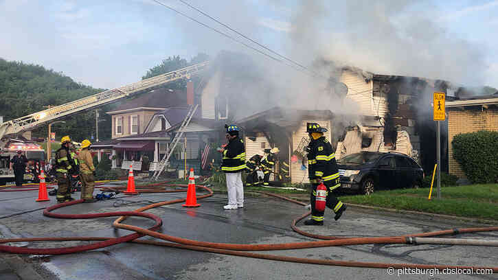 Explosion And Fast-Moving Fire Destroys 2 Homes, Damages A Third In Vandergrift