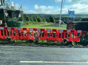 Car crash destroys wall of Bolton sailing club