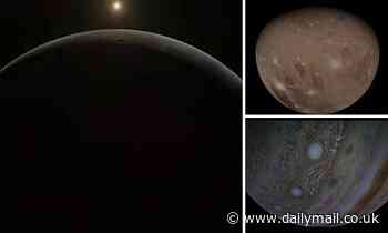 NASA's $1.1 billion Juno spacecraft snaps 'starship captain' view images of Jupiter and Ganymede