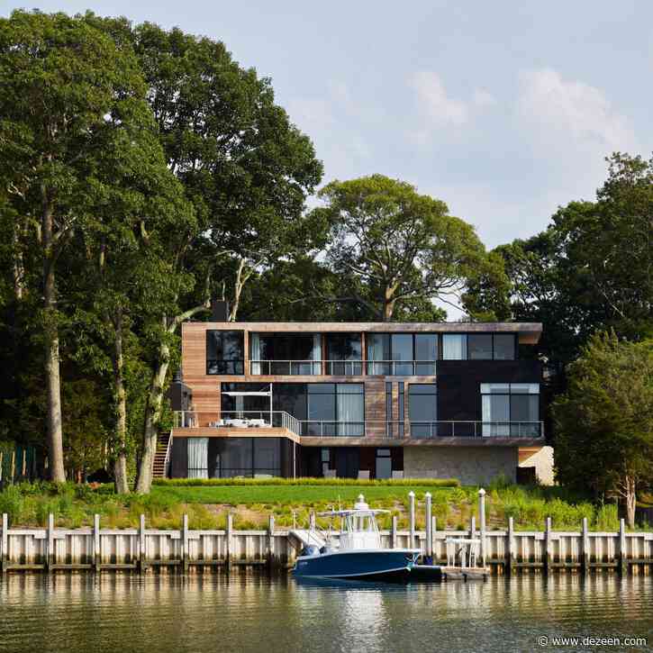 KOS+A designs waterfront Hamptons home for watching the sunset