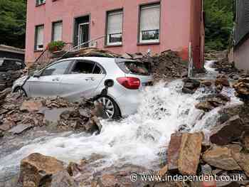 Germany Belgium flooding: More than 50 dead as homes washed away by heaviest rain in a century