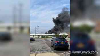 Walden Ave. shutdown from Peppy Place to Anderson Road as crews battle building fire