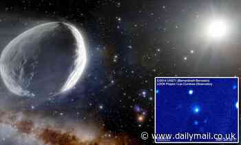 Megacomet 1,000 times larger than a normal comet has first signs of activity from its massive core 