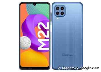 Samsung Galaxy M22 press renders leaked