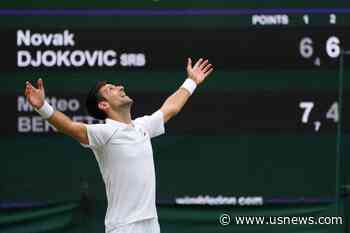 Novak Djokovic Posts He Is in for Tokyo Olympics