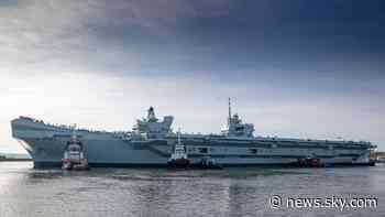 COVID-19: Royal Navy aircraft carrier crew test positive for coronavirus - Sky News