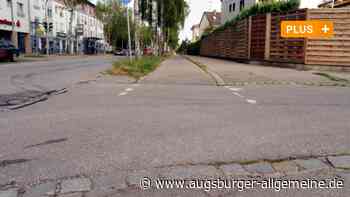 Der Radweg in der Augsburger Schillstraße wird neu asphaltiert