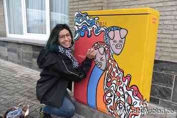 Kunstenaars laten zich inspireren door varkens om straten meer kleur te geven<BR />