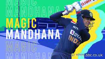 England v India: Watch the best of Smriti Mandhana's 70