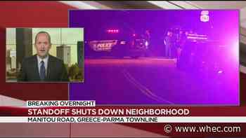 Standoff shuts down portion of Manitou Road near Greece-Parma townline