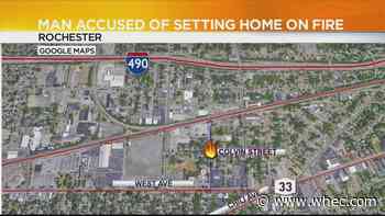 Rochester Police looking for man accused of setting home on fire