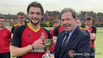 John Glass: Ballymena batsman hits six sixes off last over to win LVS Twenty20 Trophy final