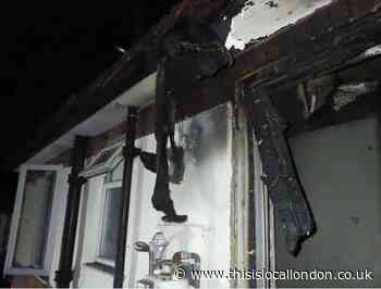 Flat fire on Edgware Road in Colindale, Barnet