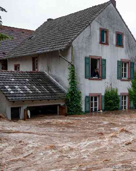 Floods in N Europe – pointed up by the Lunar Eclipse