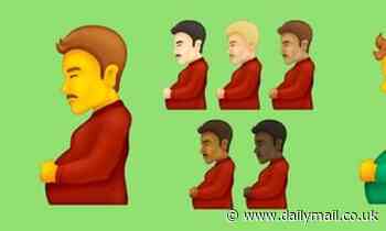 Emoji set to be coming to your smartphone in 2022 include a biting lip and a pregnant man