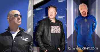 As Jeff Bezos goes to space, who's winning the billionaire space race? video     - CNET