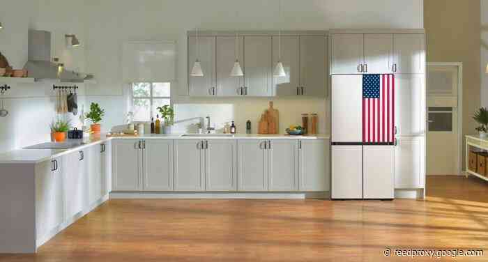 Samsung Bespoke 4-Door Flex refrigerator gets a new  limited edition stars and stripes design