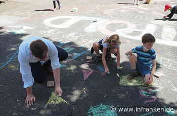 Bamberg: Straßenmalkreide-Aktion noch bis 8. August - Wettbewerb für Kids