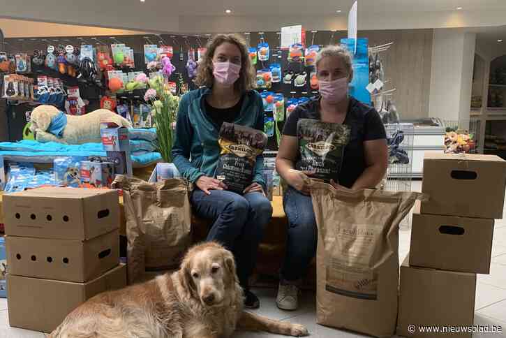Antwerpse vriendinnen starten inzamelactie voor dieren uit overstroomde gebieden