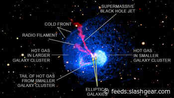 Chandra X-ray Observatory observes the results of a galactic collision