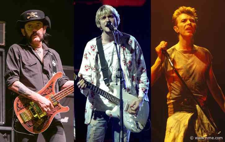 Kurt Cobain, David Bowie, Lemmy and many more to feature in new colouring book