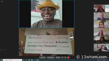Two surprises for School of the Arts: A major donation, and a visit from alum Taye Diggs - 13WHAM-TV