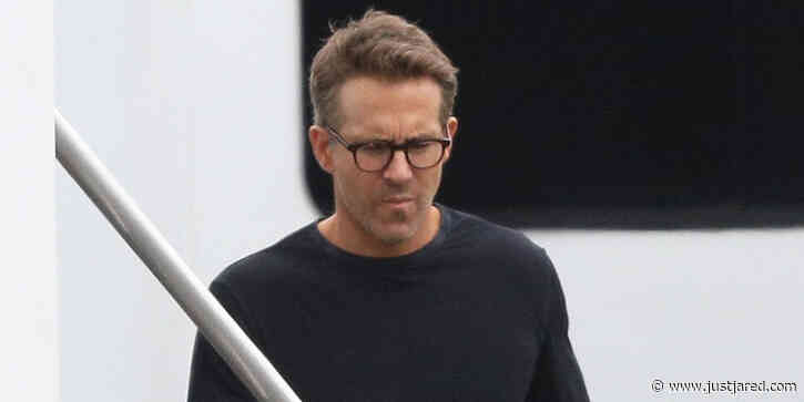 Ryan Reynolds Arrives on Set to Film New Movie 'Spirited' in Boston