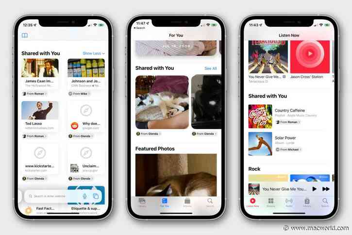 How to use Shared with You in iOS 15