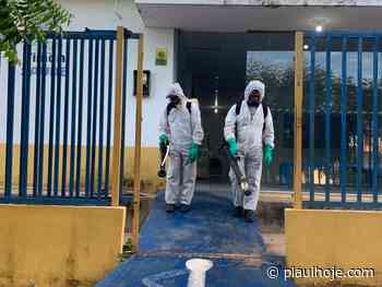 Timon: sanitização de locais públicos é realizada para evitar o avanço da Covid-19 - Piauí Hoje