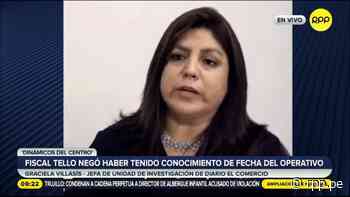 Graciela Villasís: Fiscal Omar Tello realizó una "evaluación política" en caso 'Los Dinámicos del Centro' - RPP Noticias