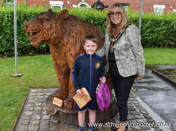 Ruari helps Victor takes his place in St Helens park - St Helens Reporter