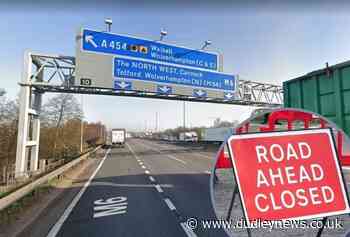 M6 closure expected to result in long delays this weekend - Dudley News