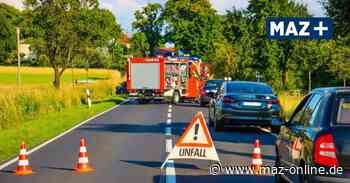 Zwei Verletzte bei Unfall auf der L17 nahe Marwitz - Märkische Allgemeine Zeitung