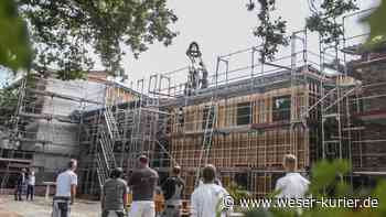 Diakonische Behindertenhilfe feiert Richtfest für Neubau in Lilienthal - WESER-KURIER - WESER-KURIER