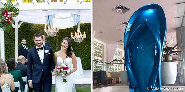 My dream wedding venue became a Margaritaville - here are the good, bad, and puzzling changes made to an iconic midcentury Palm Springs hotel