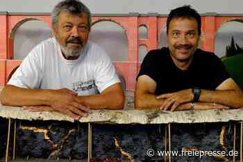 Verein von Oberheinsdorf: Eine Modellbahn im Baumstamm - Freie Presse