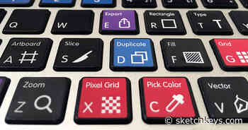 SketchKeys - Keyboard stickers for Figma, Notion, Sketch, etc.