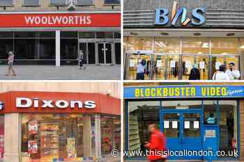 Nostalgic look back at UK high street shops like Woolworths