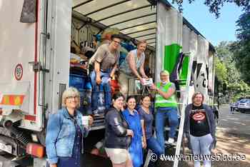 Spontane hulp met getroffen gezinnen in Ardennen