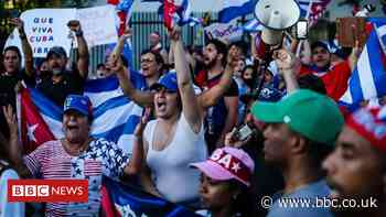 Floridians rally in support of Cuban protesters