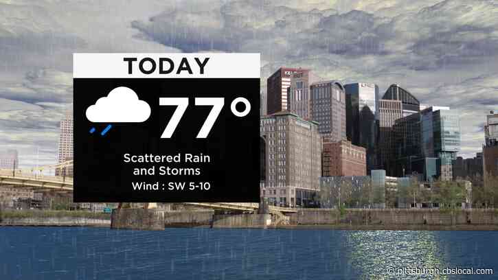 Pittsburgh Weather: Cold Front Brings Scattered Rain And Storms
