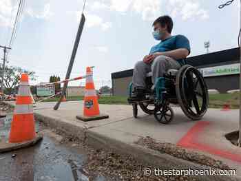 City installs accessible sidewalks around SaskAbilities