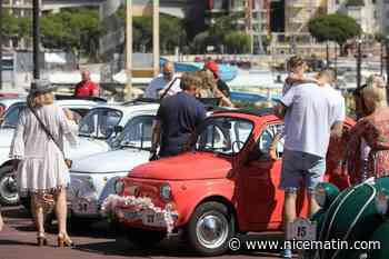Une quarantaine de modèles de Fiat 500 historiques paradent à Monaco ce samedi