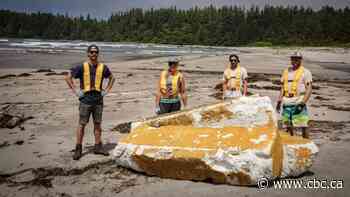 Camping at night, hunting plastic by day: How crews are cleaning up remote stretches of B.C.'s coastline