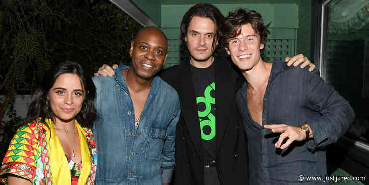 John Mayer Celebrates His New Album With Shawn Mendes, Camila Cabello & More