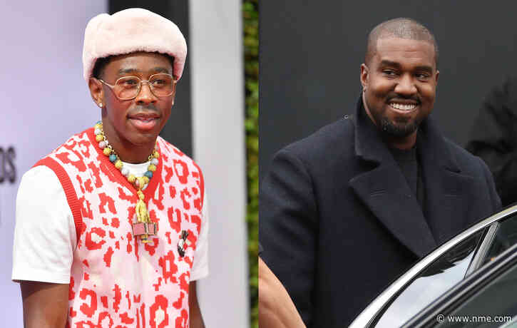 It looks like Tyler, The Creator and Kanye West are in the studio together