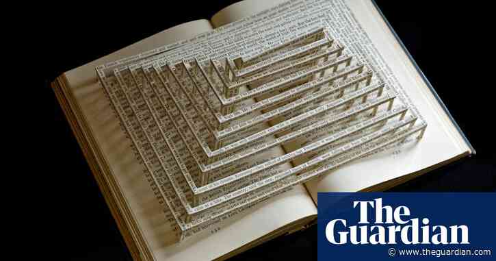 Sculptures that make novel use of books – in pictures