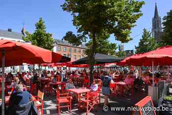 Zonnig zomerweer zorgt voor bomvolle terrasjes