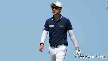 Thai golfer Jazz Janewattananond hits bunker shot from knees during the Open -- and posts video on social media showing he'd practiced it beforehand